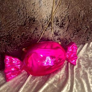 Lightly used Kate Spade Metallic Pink Hard Candy Purse, Ultra Rare